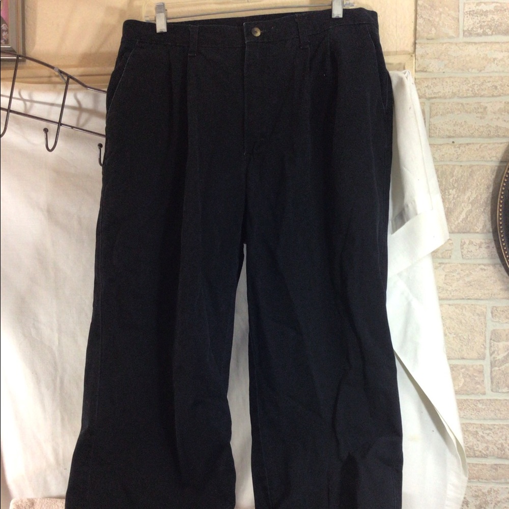 Mens Sz 34 x 29 TIMBER CREEK by Wrangler Blk Pants